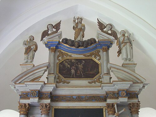 Igelösa kyrka, intérieur