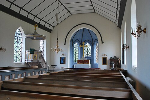 Källna kyrka, interno