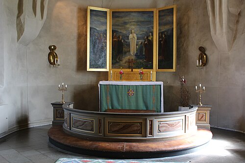 Lista kyrka, intérieur