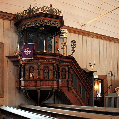 Mockfjärds kyrka, intérieur