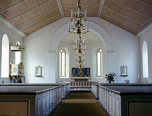 Lannaskede-Myresjö kyrka, intérieur