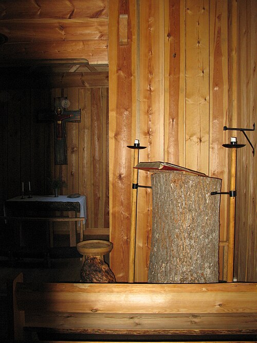 Skaga stavkyrka, interno