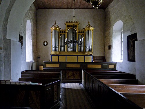 Väversunda kyrka, interno