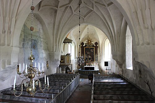 Fittja kyrka, interno