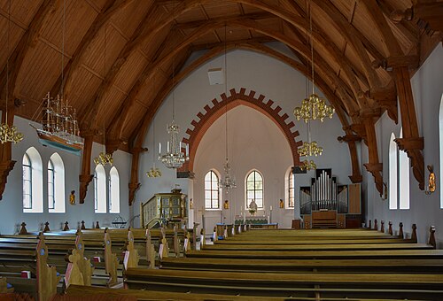 Hasslö kyrka, intérieur