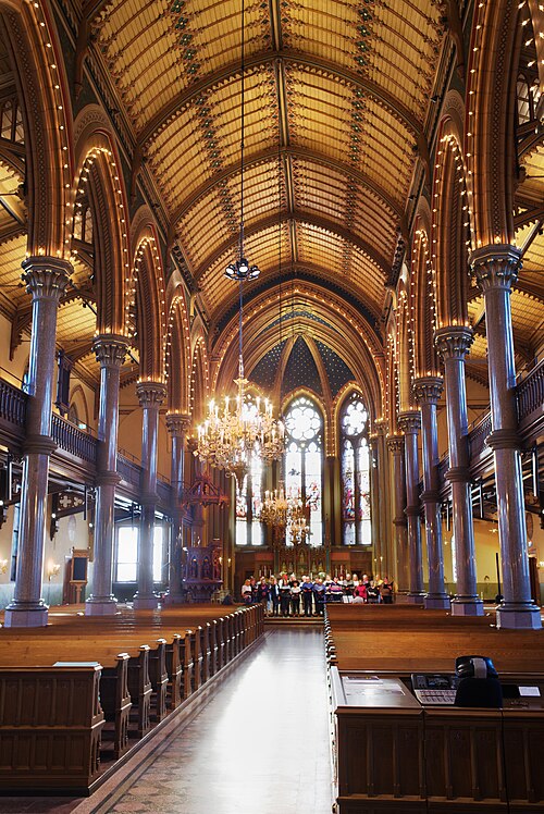 Matteus kyrka, intérieur