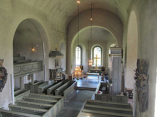 Vallentuna kyrka, intérieur