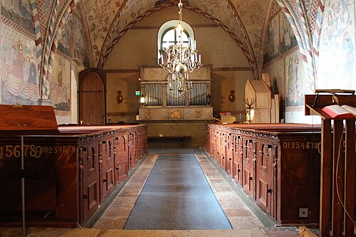 Västeråkers kyrka, interno