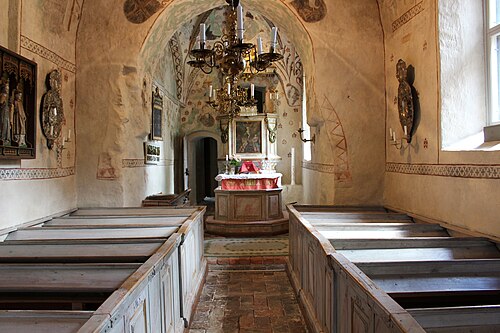 Yttergrans kyrka, interno