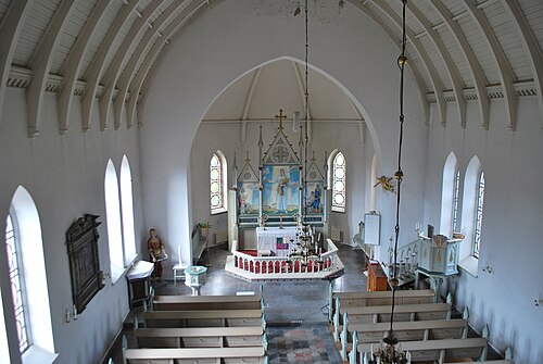 Östra Grevie kyrka, intérieur