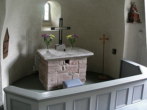 Egby kyrka, intérieur