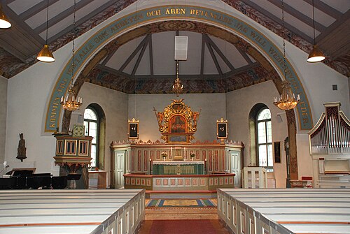 Hemsjö kyrka, intérieur