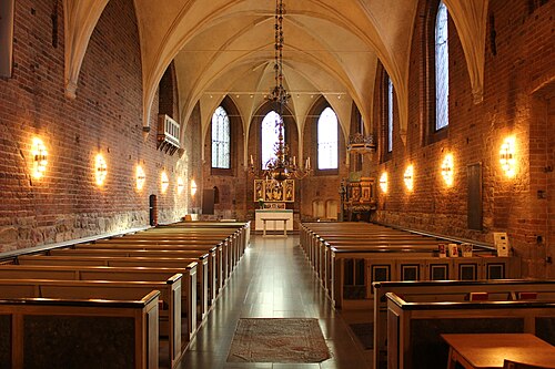 Sankt Peters klosters kyrka, interno