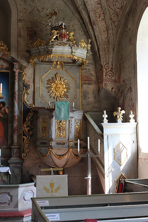 Skäfthammars kyrka, interno