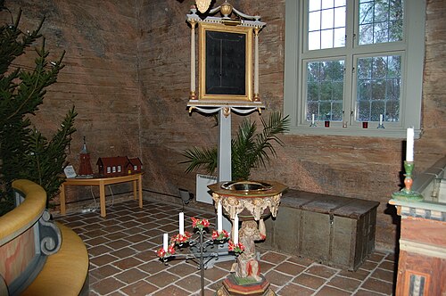 Södra Fågelås kyrka, interno