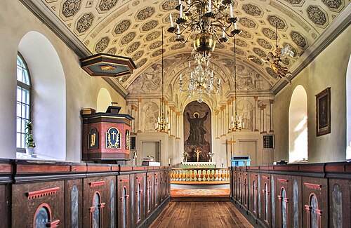 Uråsa kyrka, intérieur
