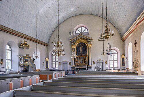 Algutsrums kyrka, interno