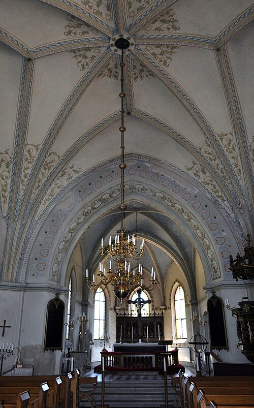 Glemminge kyrka, interno
