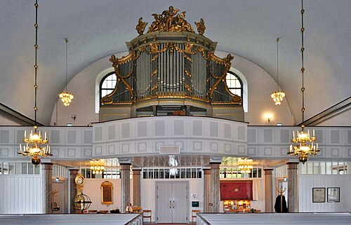 Vissefjärda kyrka, interno