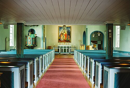 Bengtsfors kyrka, interno