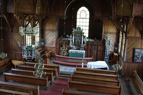 Bjurbäcks kyrka, intérieur