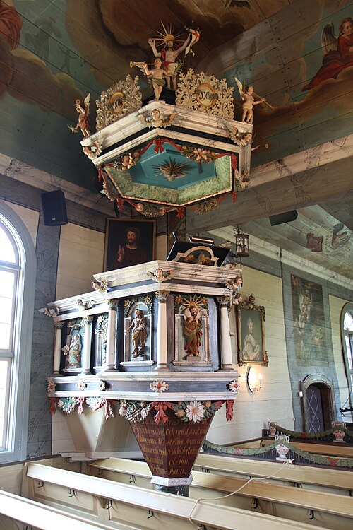 Mossebo kyrka, intérieur