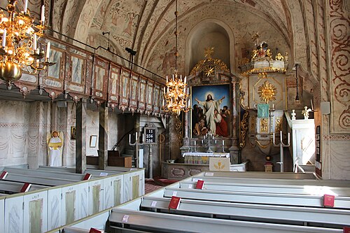 Skäfthammars kyrka, interno