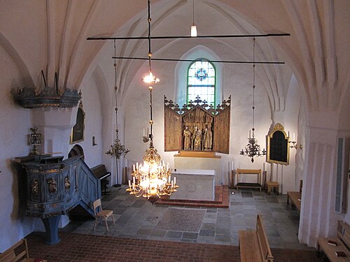 Uppsala-Näs kyrka, intérieur