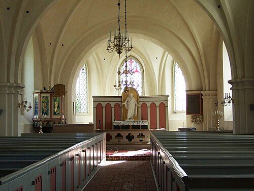 Virke kyrka, interno