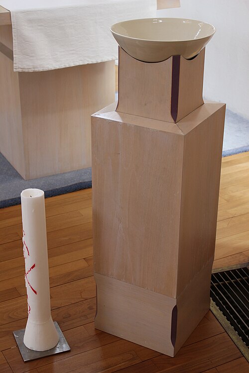 Björsjökyrkan, interno
