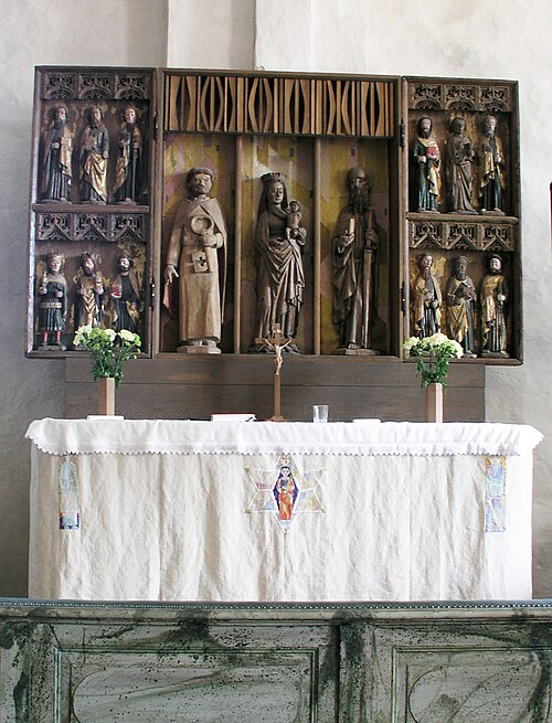 Åkers kyrka, interno
