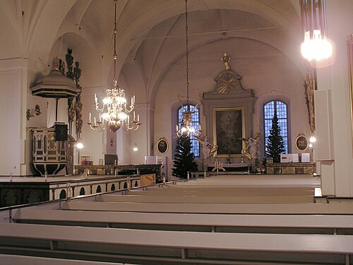 Kimstads kyrka, interno