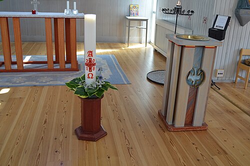 Vidingsjö kyrka, interno