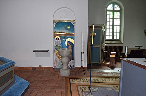 Hultsfreds kyrka, interno