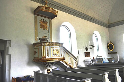 Skeda kyrka, interno