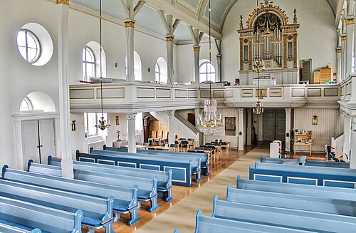 Vederslövs kyrka, interno