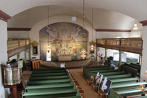 Vånga Kyrka, interno