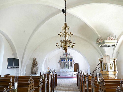 Eljaröds kyrka, interno