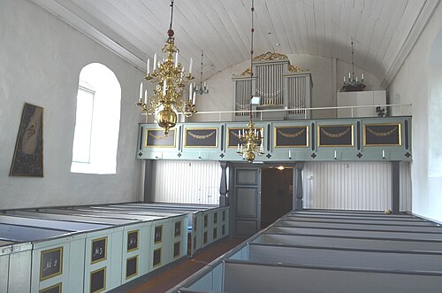 Gårdeby kyrka, interno