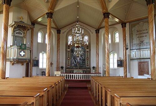 Kungsäters kyrka, interno
