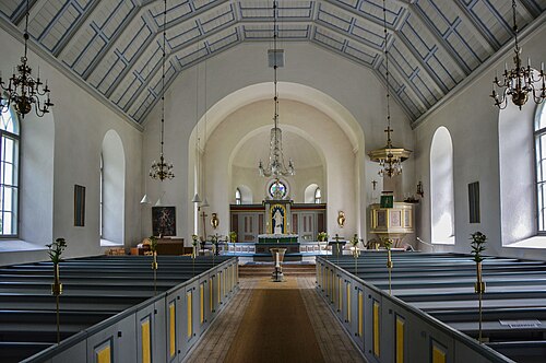 Sturkö kyrka, interno