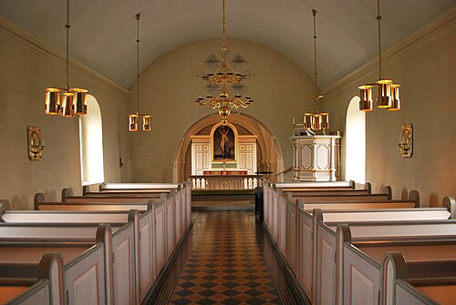 Säby kyrka, intérieur