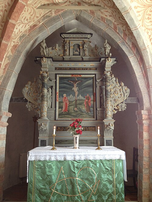 Vitaby kyrka, interno