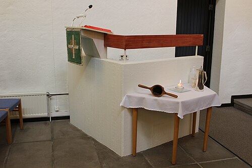 Högåskyrkan, interno