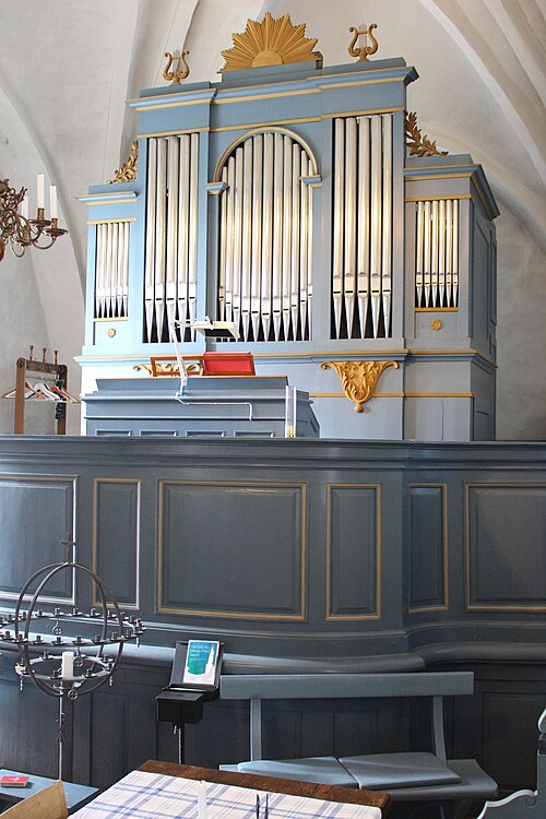 Sparrsätra kyrka, interno