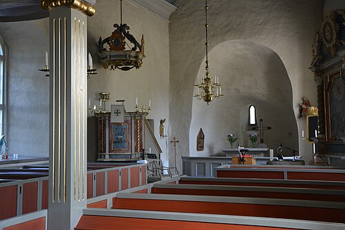 Egby kyrka, intérieur
