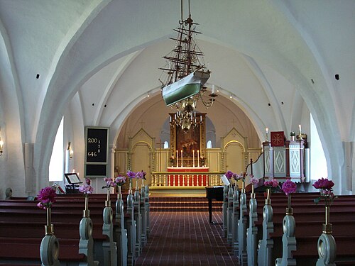 Glumslövs kyrka, interno