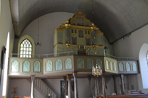 Höreda kyrka, interno