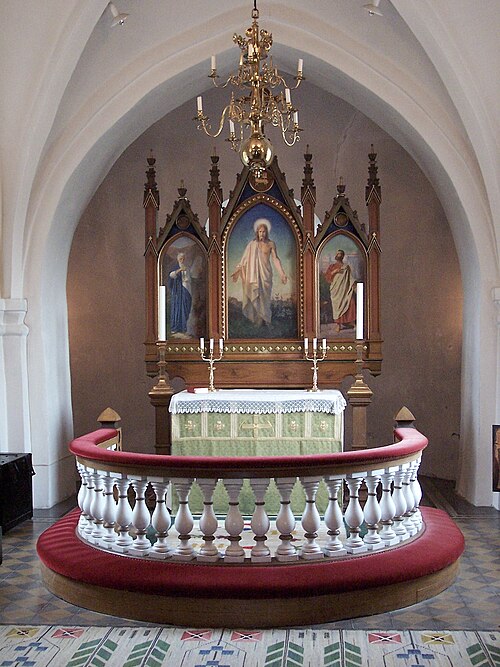 Knästorps kyrka, interno