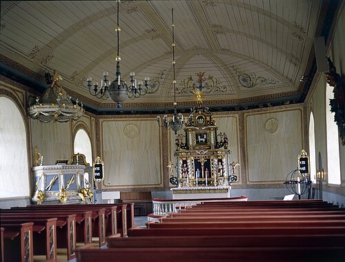 Steneby kyrka, interno